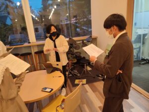 声優コースのグループレッスン写真。2枚目。