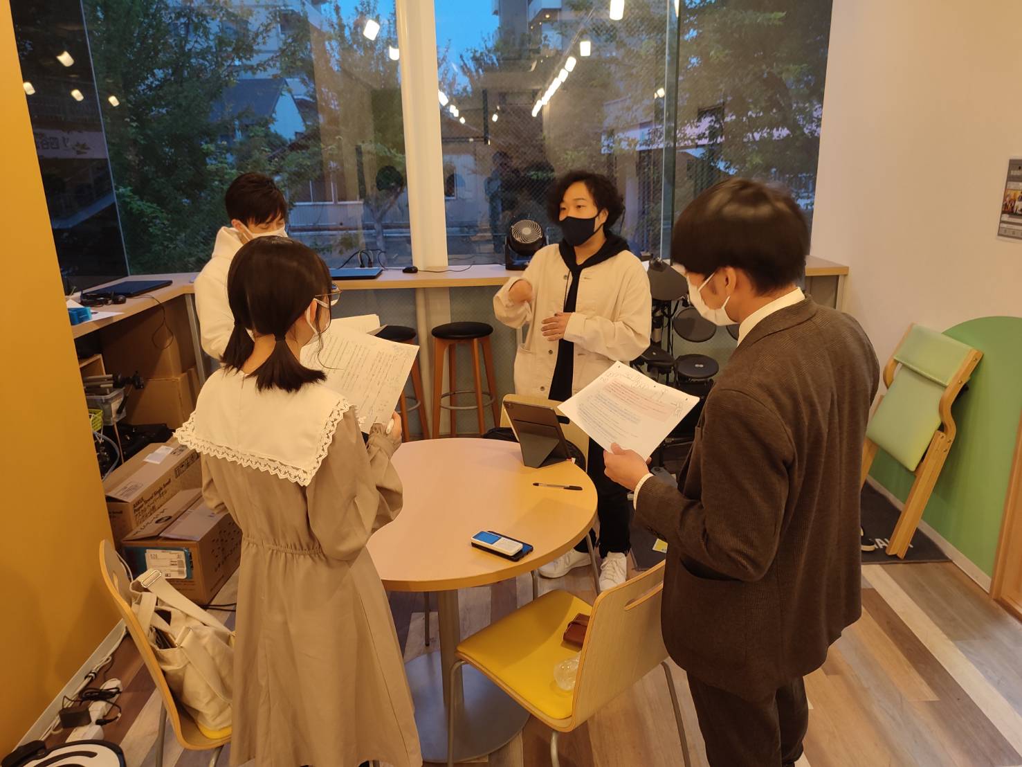 声優コースグループレッスン。アイキャッチ画像