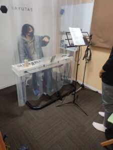 水川先生。レッスンの様子