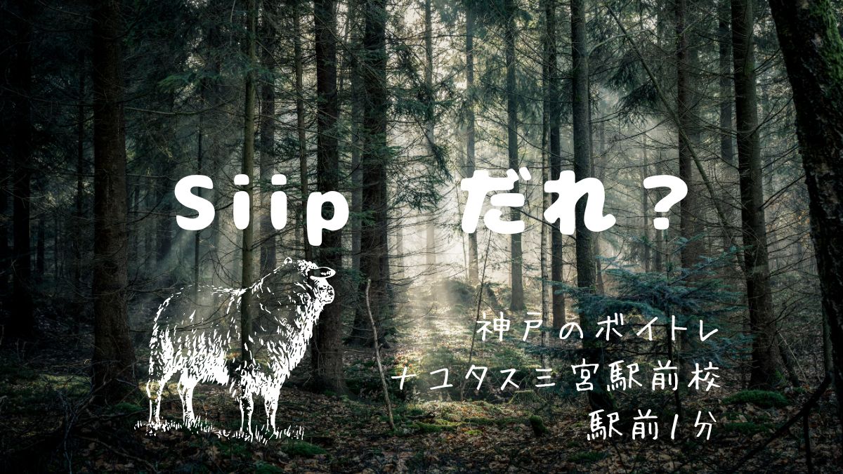 siipとは？何者か？　神戸のボイトレ教室ナユタス三宮駅前校