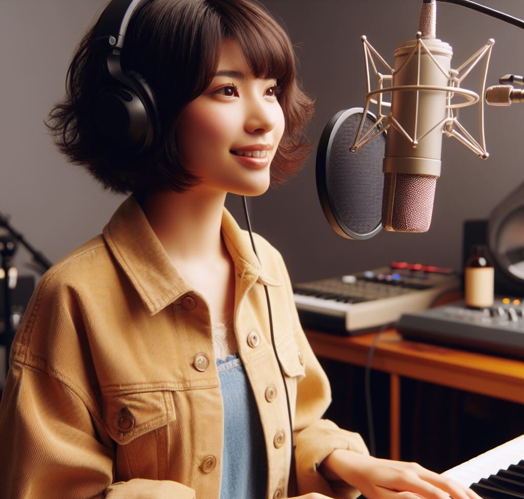 ボイトレをしているNAYUTAS宇都宮校の生徒