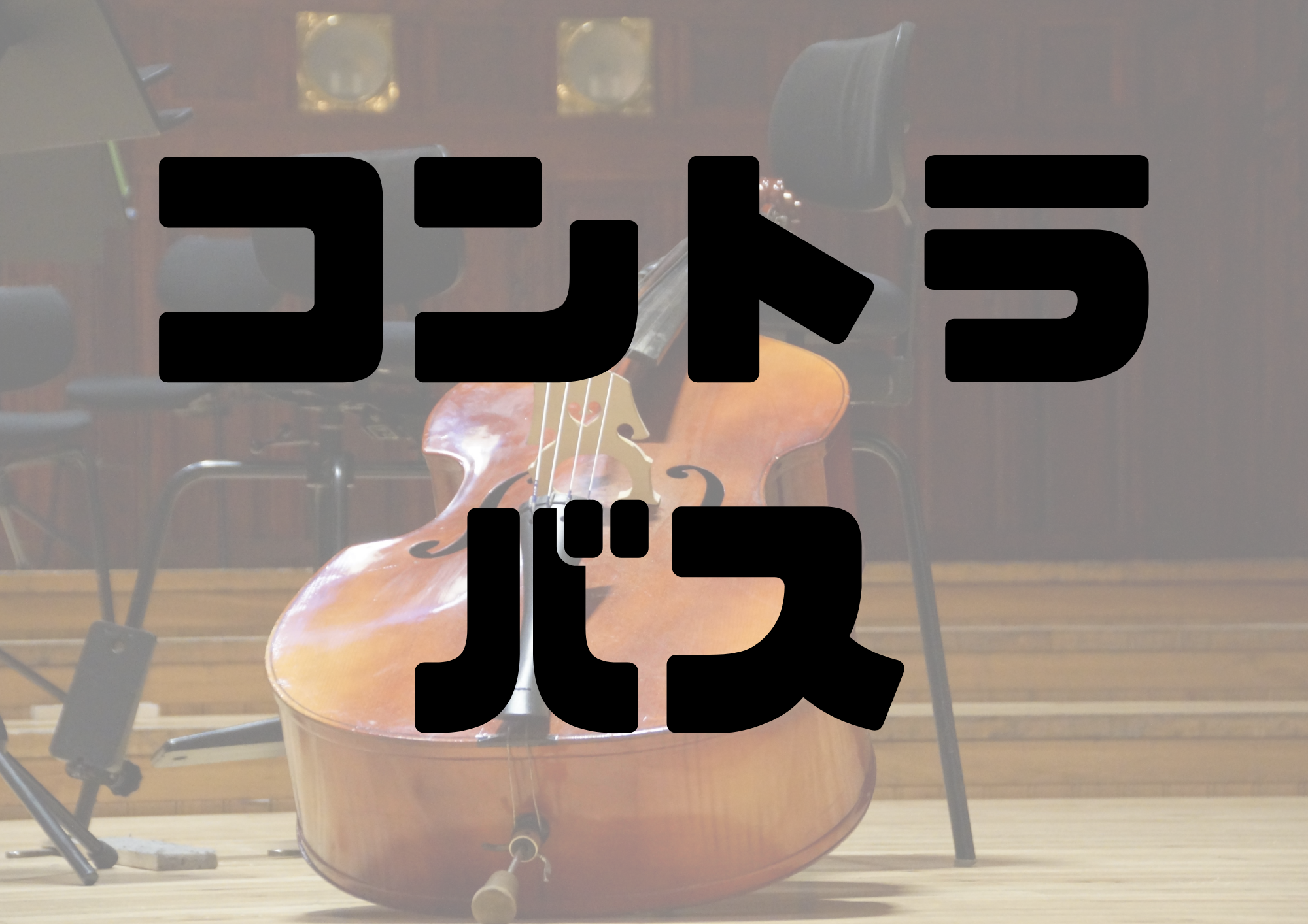 🎧NAYUTAS渋谷校🎧コントラバス