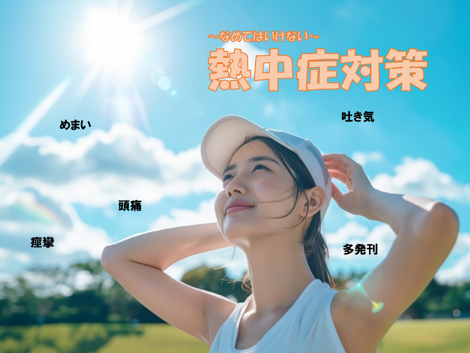 レッスン中も安心！夏の熱中症対策について☀