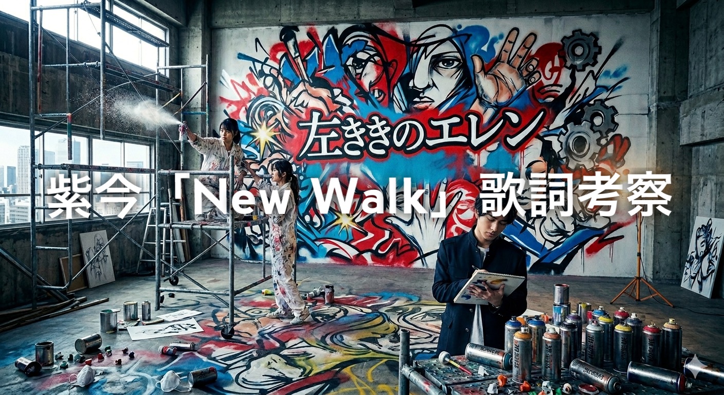 紫 今「New Walk」歌詞考察｜『左ききのエレン』が描く“才能と葛藤”、そして自分らしく歩き続ける強さ