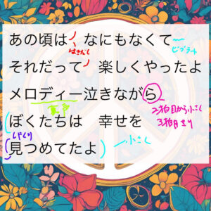 メロディ-の歌唱攻略