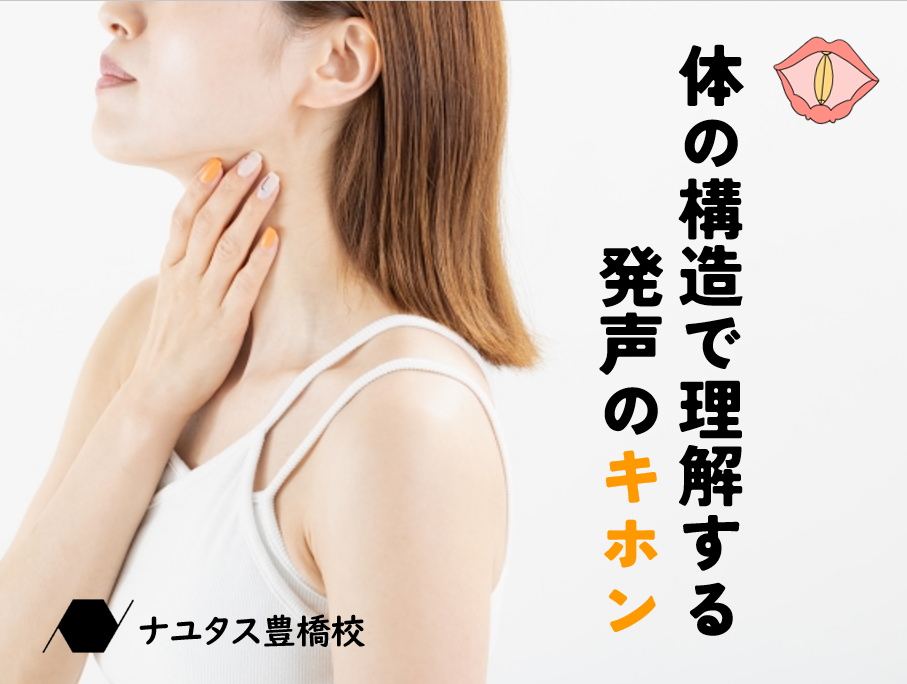 高い声も低い声も！体の構造で理解する発声の基本