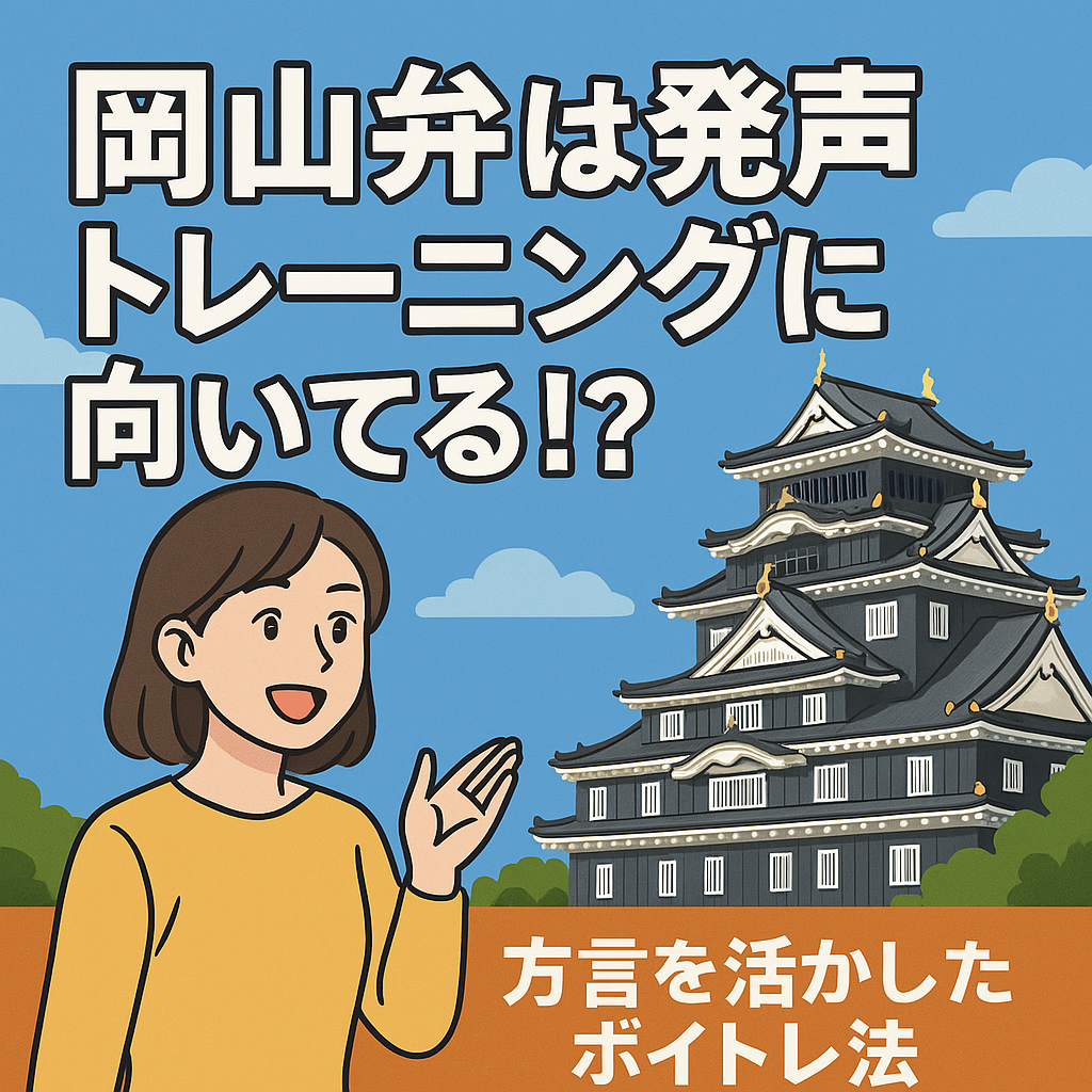 岡山弁は発声トレーニングに向いてる！？方言を活かしたボイトレ法🎤✨