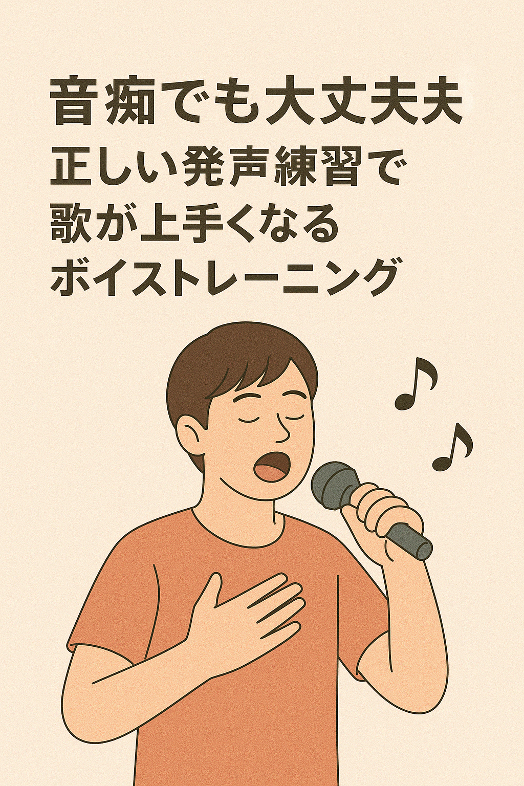 音痴でも大丈夫！正しい発声練習で歌が上手くなるボイストレーニング