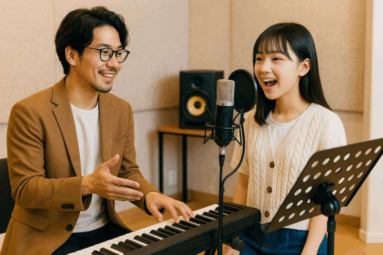 🎹✨ 中学生女子必見！ピアノ弾き語りで輝く歌声を手に入れる7つのコツ｜初心者から始めるボイストレーニング術