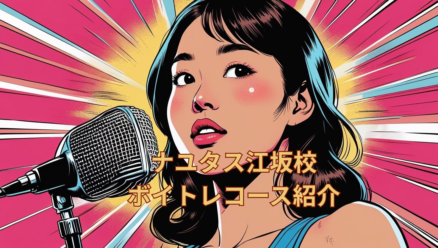 🎤✨ナユタス江坂校のボイストレーニングコース一覧✨💃