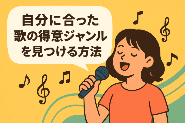 私の「歌の得意ジャンル」を見つけたい！🌈
