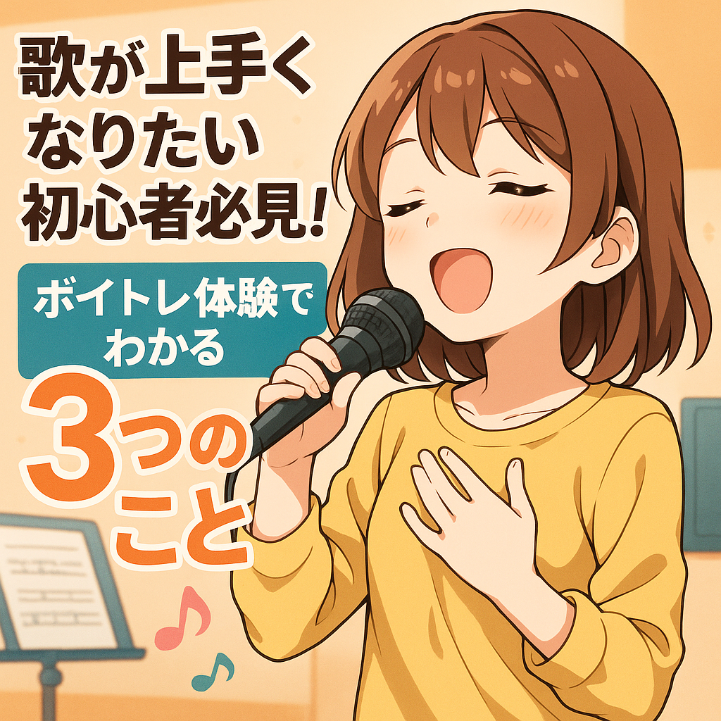 【長野市】歌が上手くなりたい初心者必見！ボイトレ体験でわかる3つのこと｜ナユタス長野校