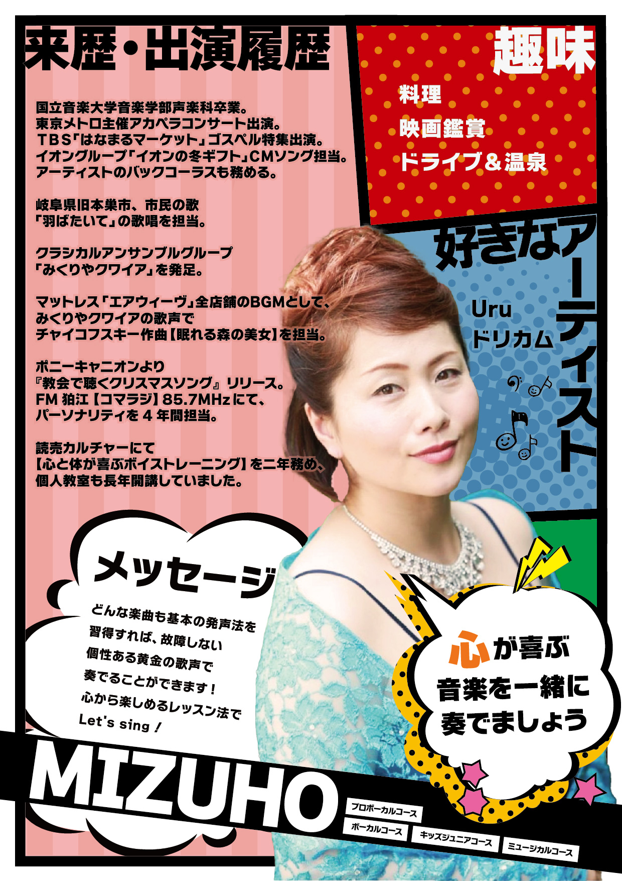 MIZUHO先生プロフィール