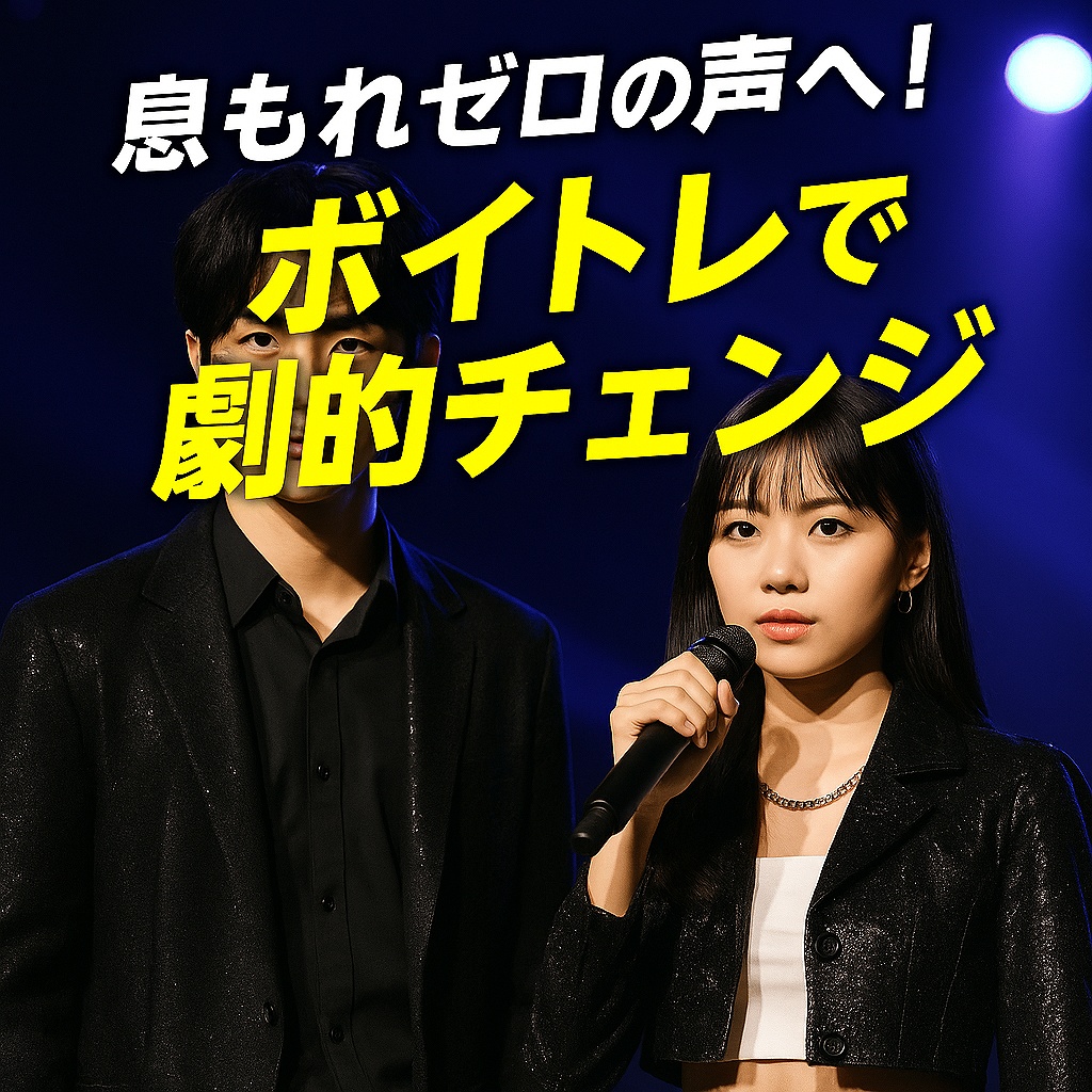 息もれ声を改善！NAYUTAS宇都宮校のボイストレーニングで声が劇的に変わる！