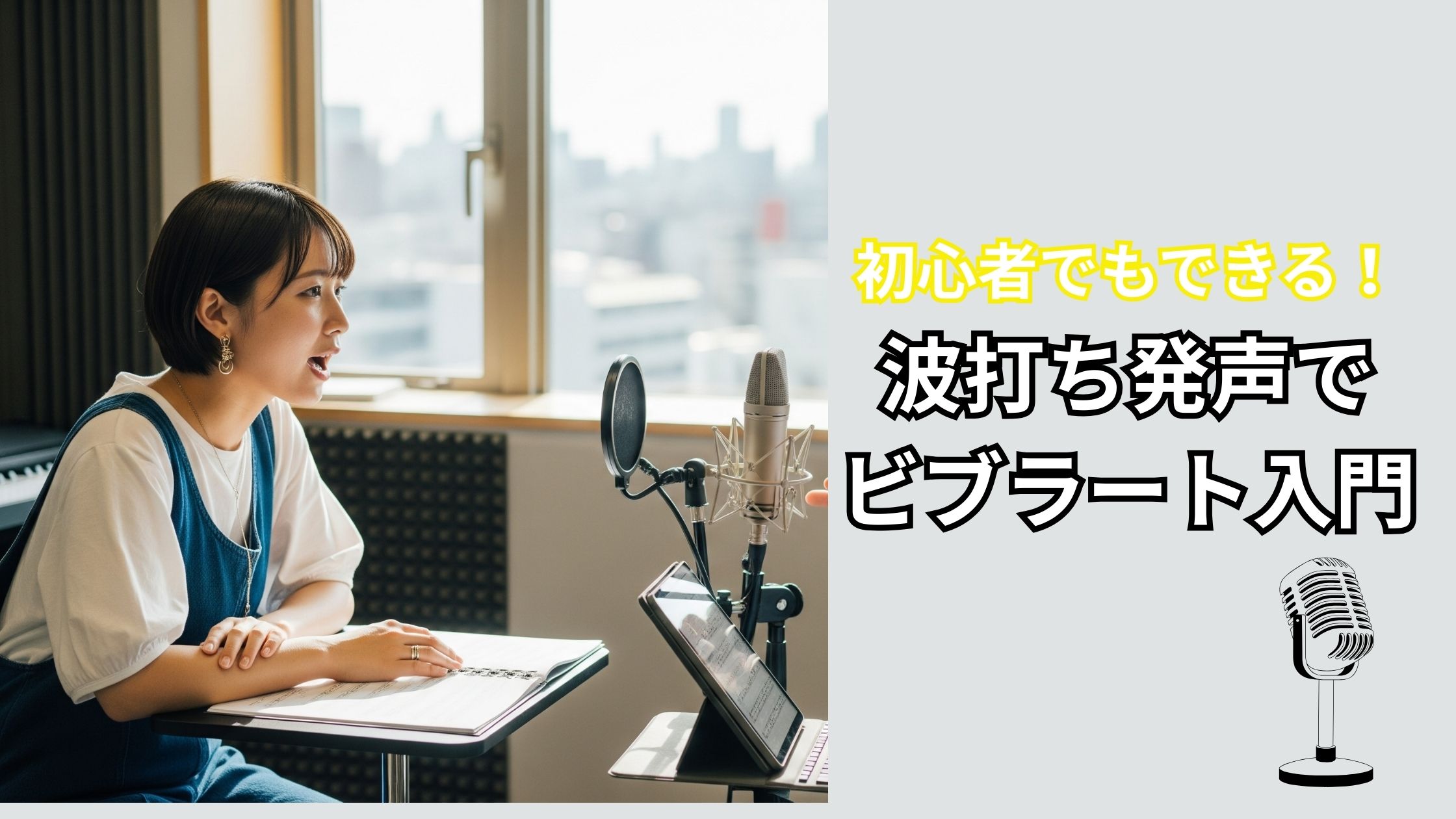 初心者でもできる！波打ち発声でビブラート入門の練習法とは？