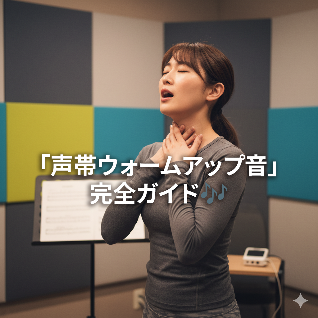 声のパフォーマンスを高める「声帯ウォームアップ方法」とは？