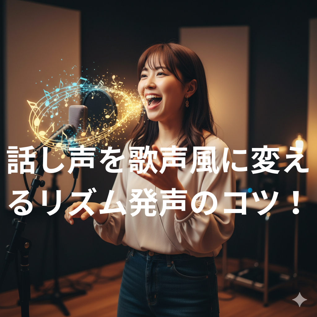 話し声を歌声に近づける「リズム発声トレーニング」とは？