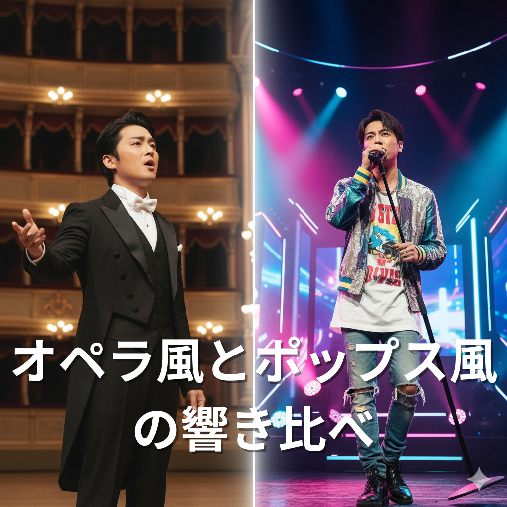 歌い方の違いがわかる「オペラ風とポップス風の響きの違い」とは？
