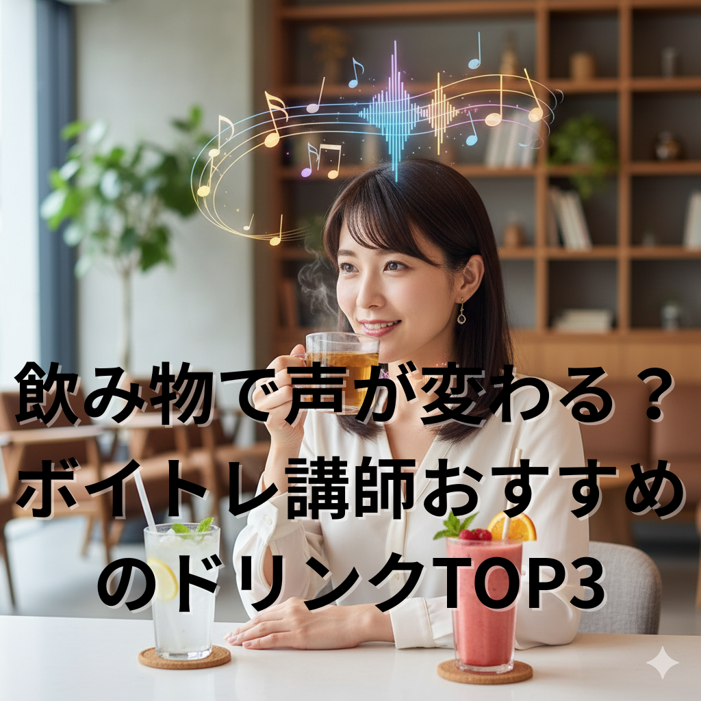 声が良くなる「ボーカリスト向けおすすめドリンク」とは？