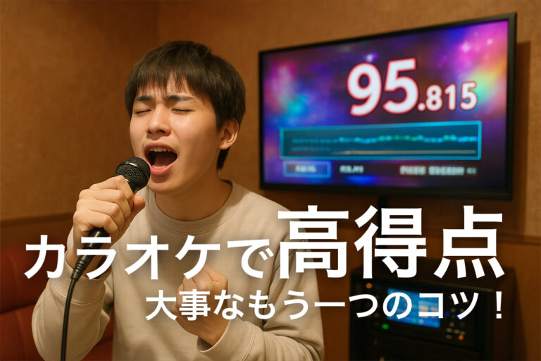 カラオケで高得点を狙う！大事なもう一つのコツ
