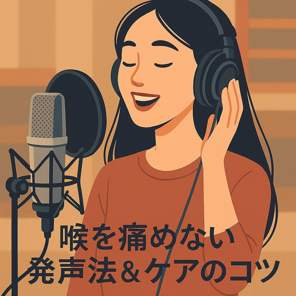 🎤喉が痛くなりやすい人必見！“喉を痛めない発声法”とケアのコツ