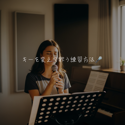 キーを変えて歌う練習方法🎤