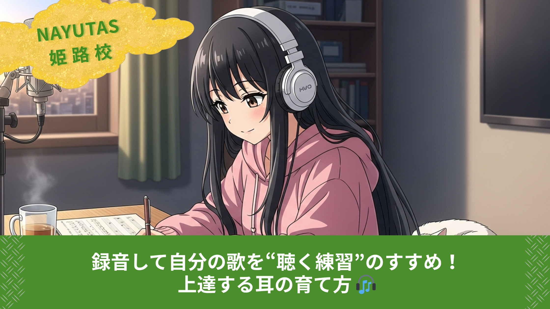 録音して自分の歌を“聴く練習”のすすめ！上達する耳の育て方 🎧