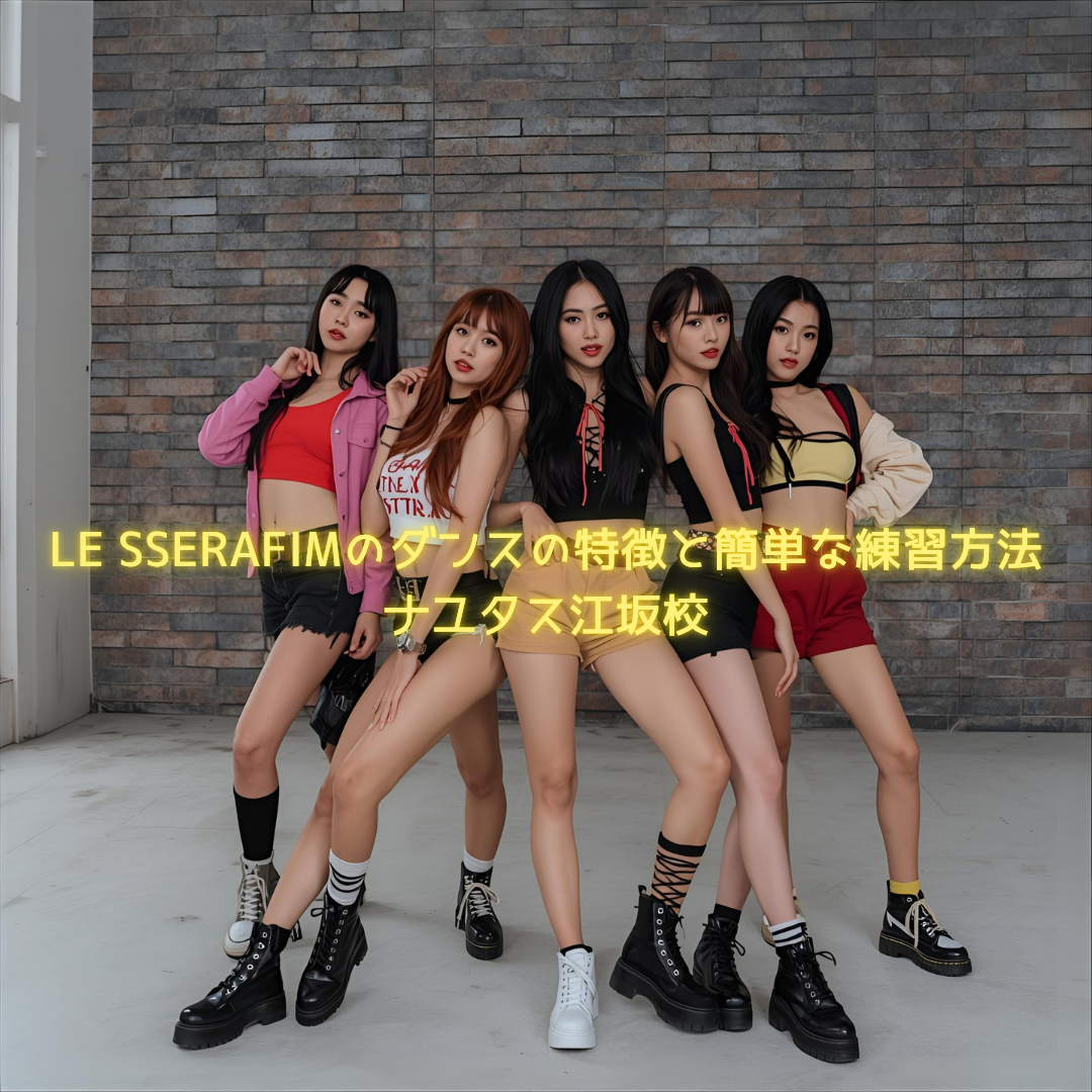 【ナユタス江坂校】LE SSERAFIMのダンスの特徴と簡単な練習方法 💃