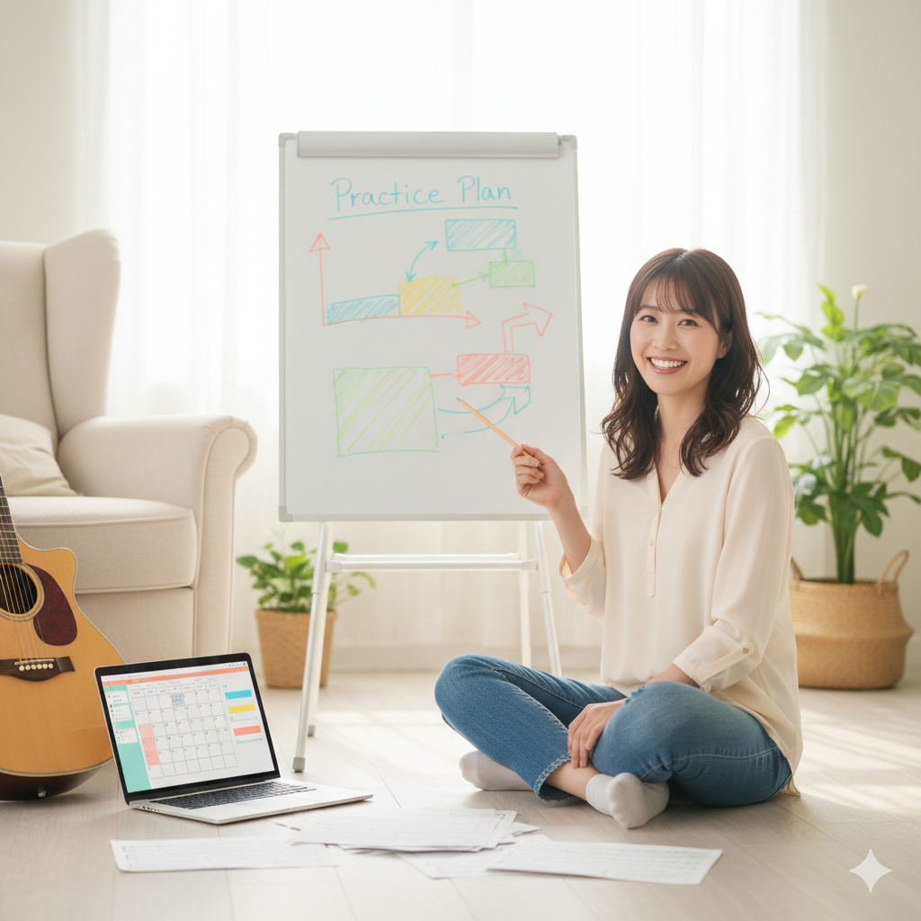 上達が早くなる「1曲を仕上げる練習計画の立て方」とは？