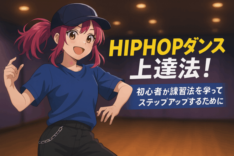 HIPHOPダンス上達法！初心者が練習法を知ってステップアップするために