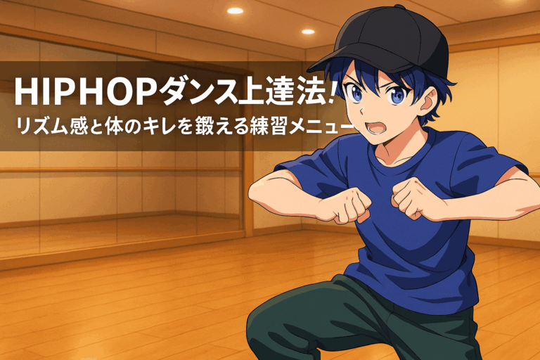 HIPHOPダンス上達法！リズム感と体のキレを鍛える練習メニュー