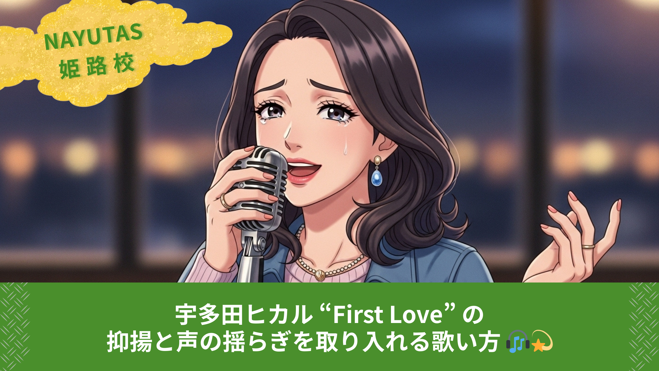 宇多田ヒカル “First Love” の抑揚と声の揺らぎを取り入れる歌い方 🎧💫