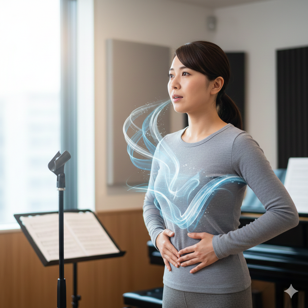 息漏れ声を改善する「ブレスコントロール練習」とは？