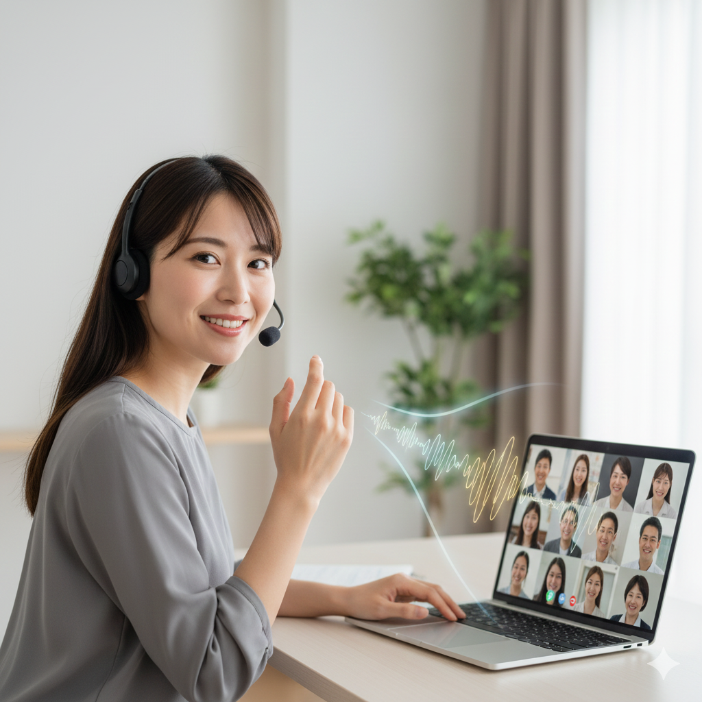 好印象な声を作る「オンライン会議での声の出し方」とは？