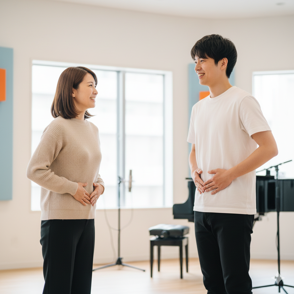 声量が上がる「正しい立ち方と体の軸の作り方」とは？