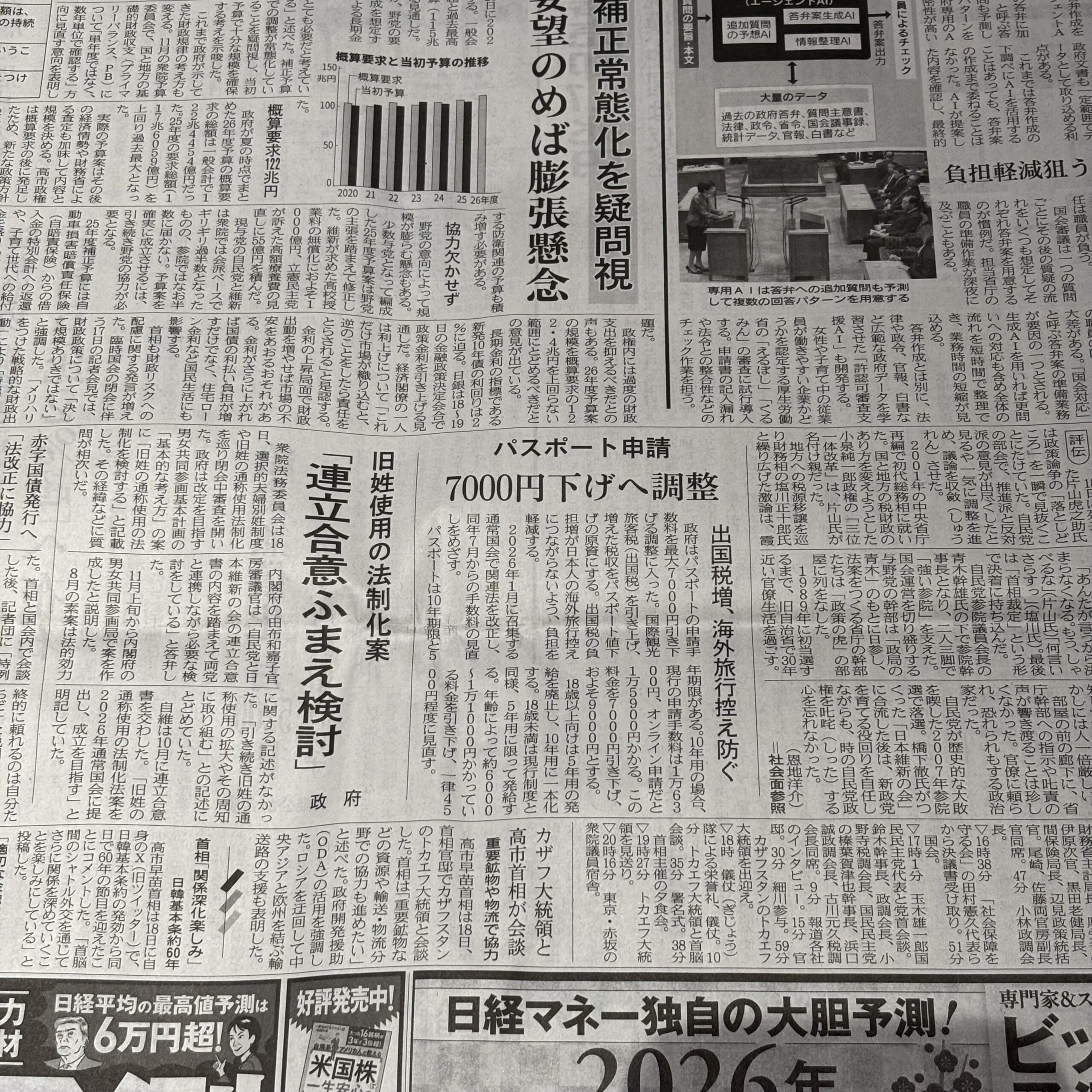 パスポートの申請手数料を最大7000円引き下げへ【埼玉のボイストレーニングスクール・ナユタス川口校】