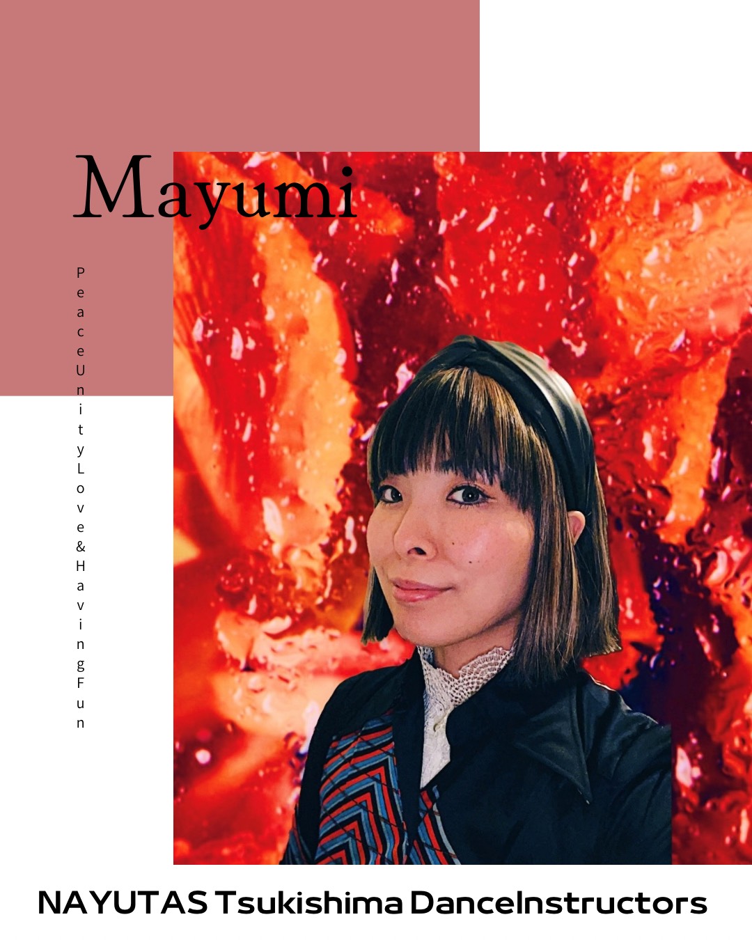 講師紹介Vol.13🌙 ダンス講師 Mayumi先生