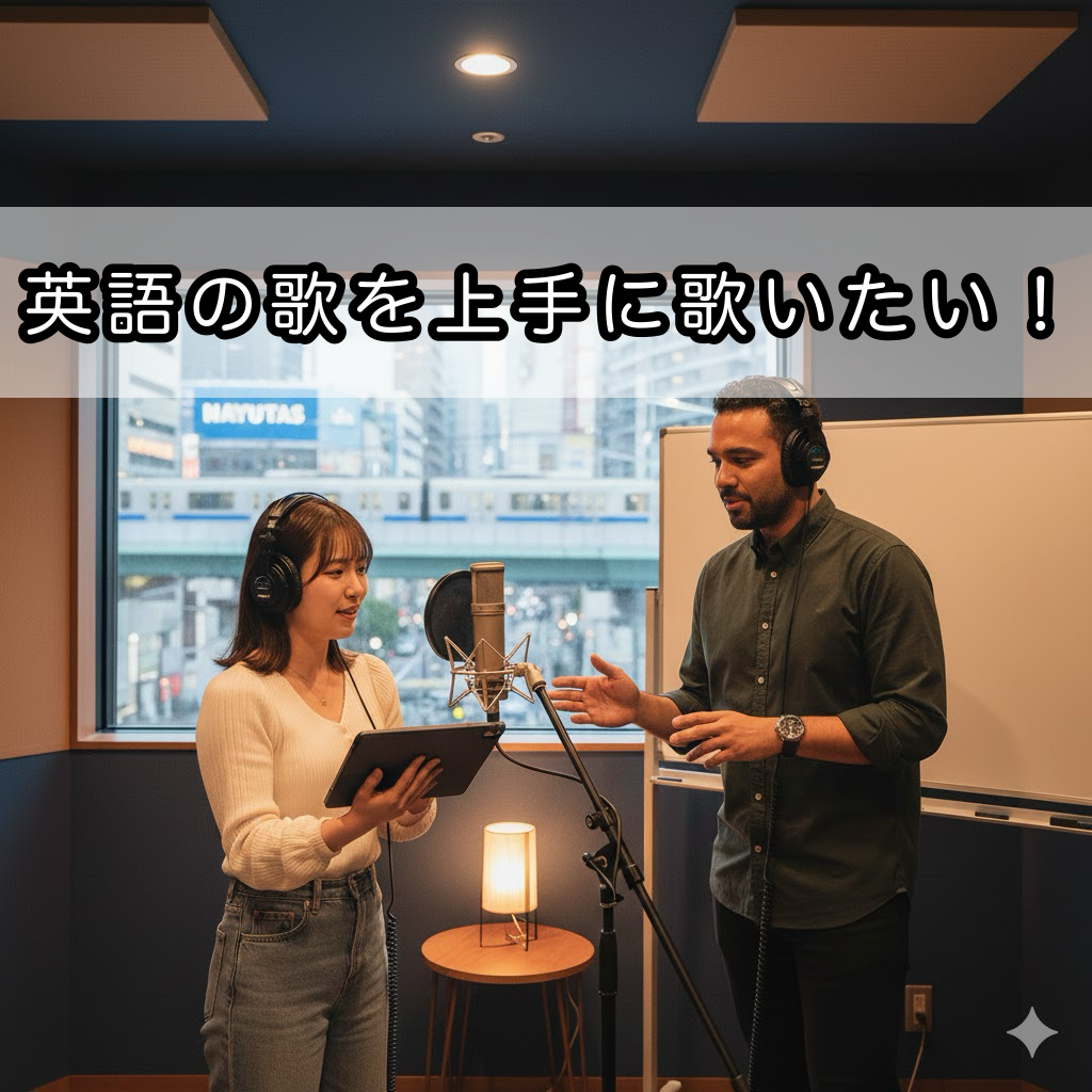 【英語の歌を上手に歌いたい！】蒲田で学ぶ洋楽ボイトレ🎵