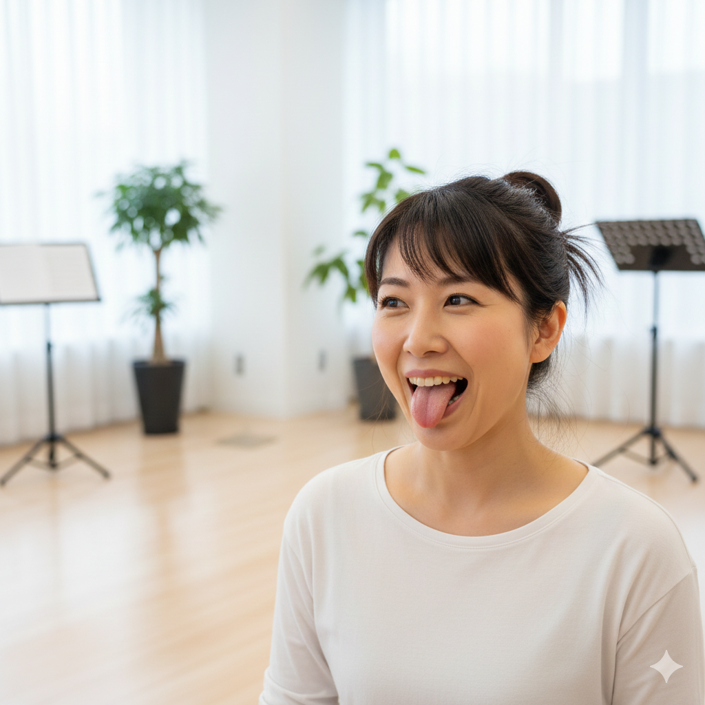 歌う前に効果的な「舌の柔軟体操」とは？