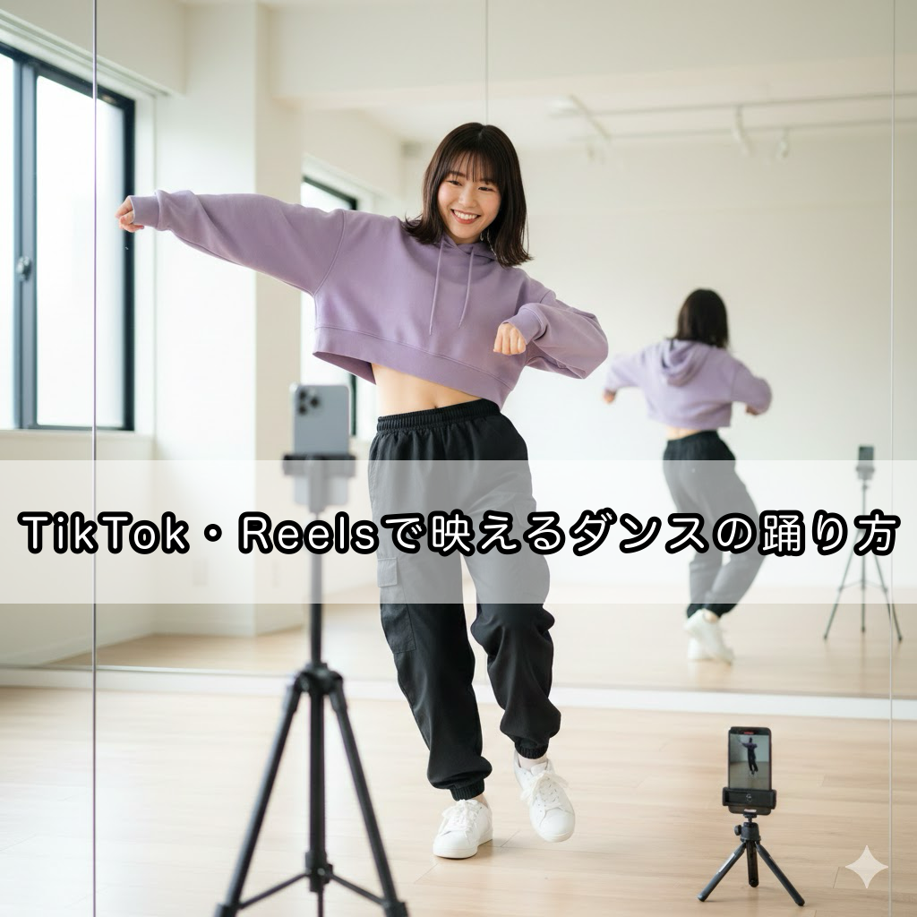 TikTok・Reelsで映えるダンスの踊り方【ナユタス蒲田校】
