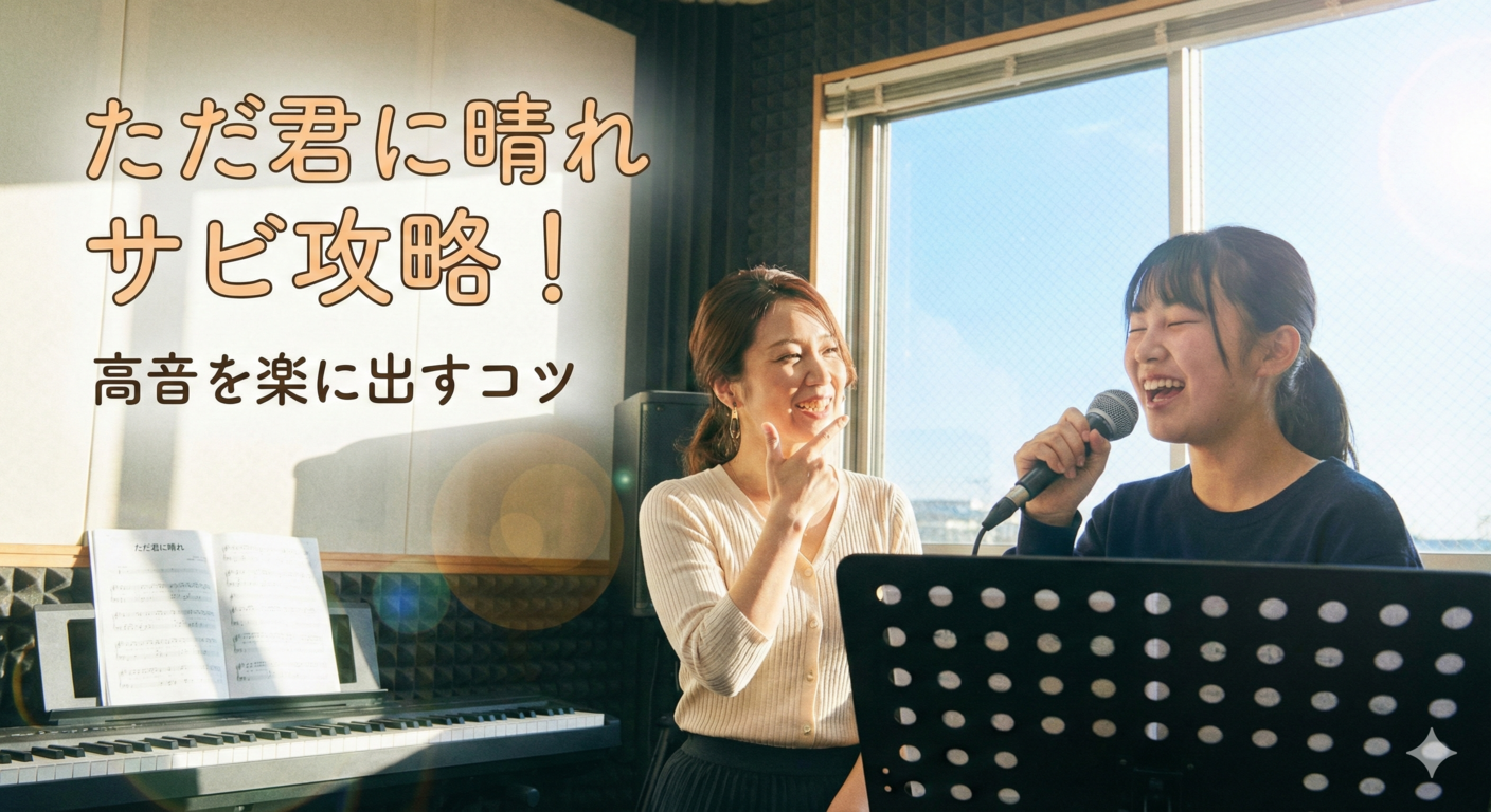 ヨルシカ「ただ君に晴れ」サビの歌い方を解説！高音を楽に出すコツとは？【所沢のボイトレ教室】ナユタス所沢校