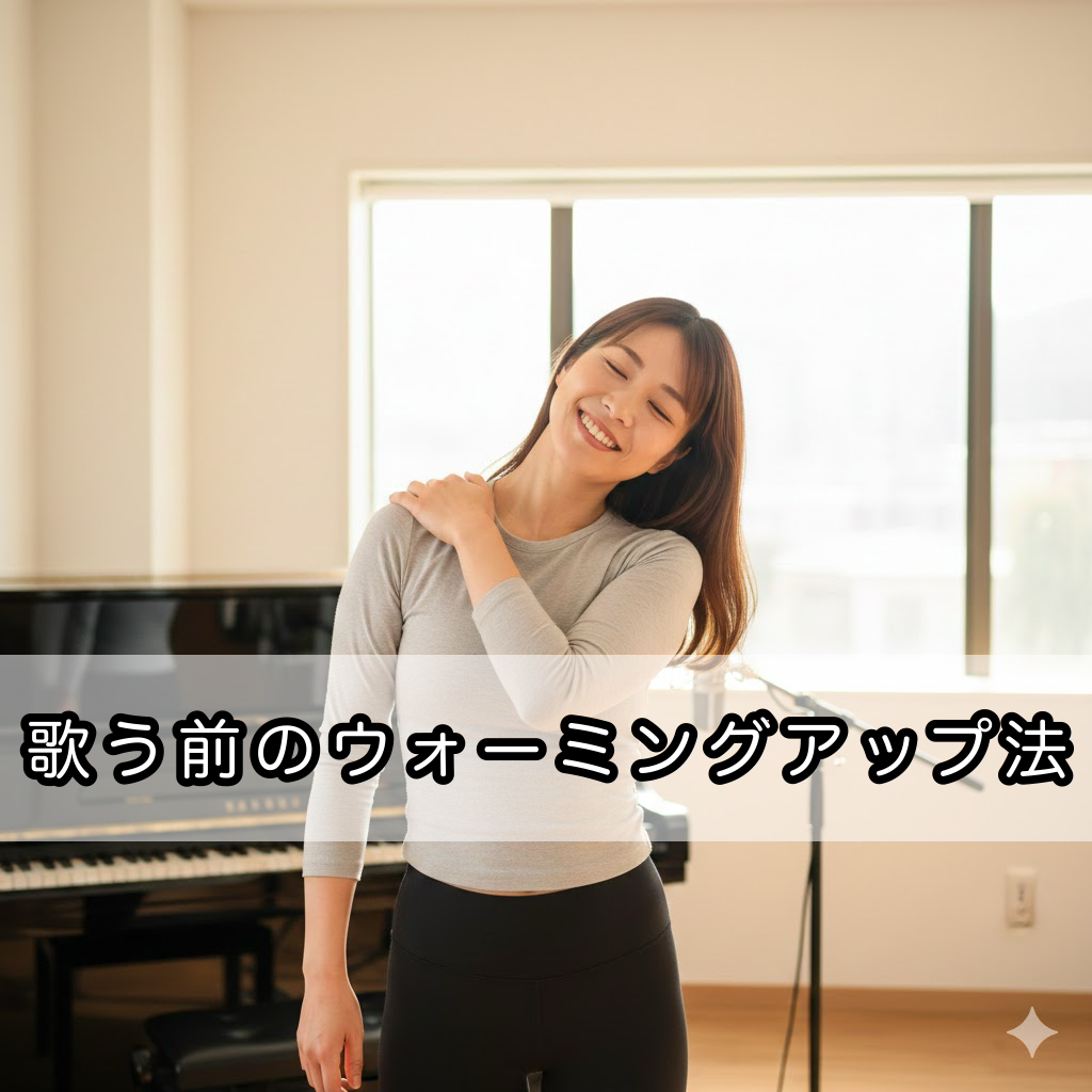 【歌う前のウォーミングアップ法！】プロも実践する準備運動🎤