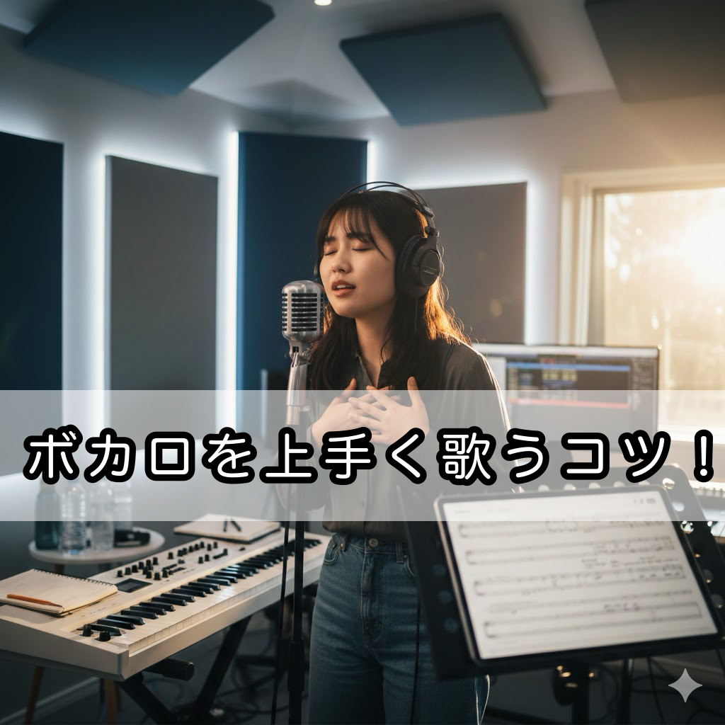 【ボカロ曲を上手く歌うコツ！】難しい曲も攻略できる練習法🎵