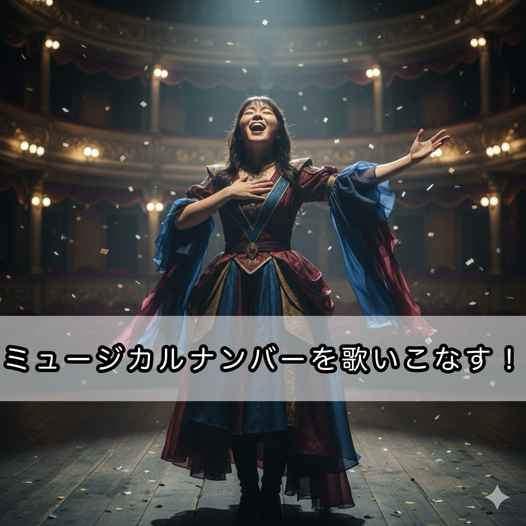 【ミュージカルナンバーを歌いこなす！】表現力を高める練習法