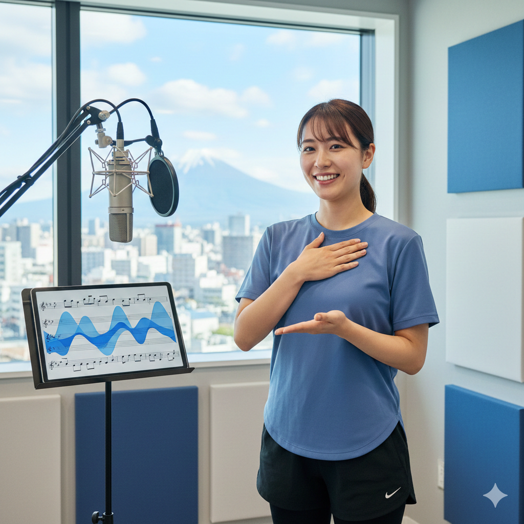 音程が安定する「音楽に合わせた呼吸の波トレーニング」とは？