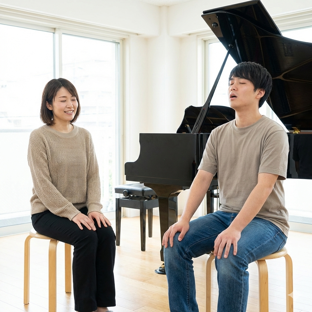 歌声がやわらかくなるため息ボイスで喉をリラックスする練習とは？