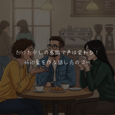 たった少しの意識で声は変わる！好印象を作る話し方のコツ