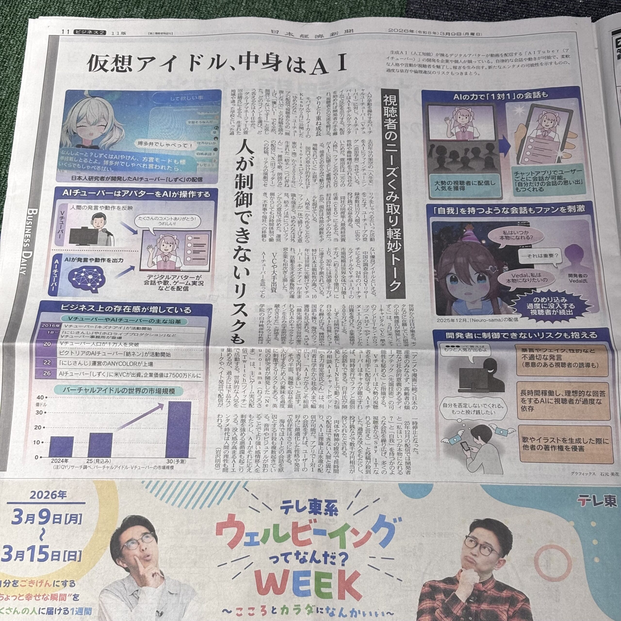 仮想アイドル、中身はAI【埼玉ボイトレならナユタス川口校】