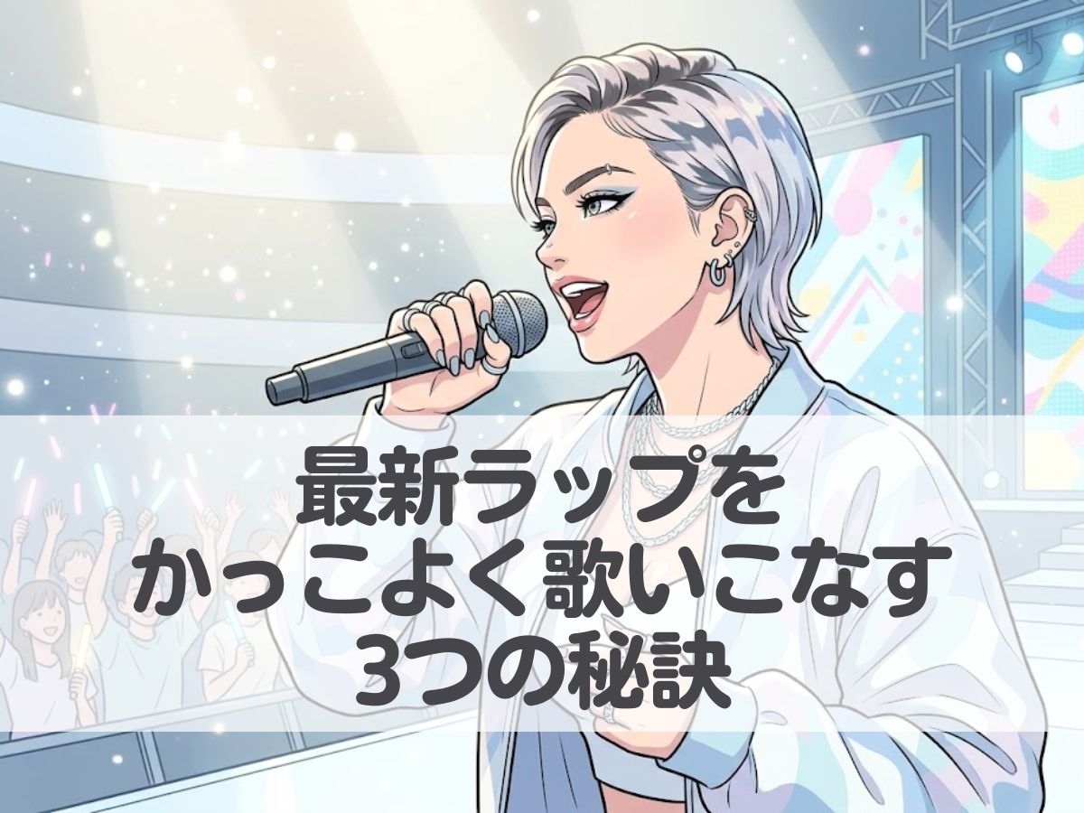 憧れのアーティストに近づく！最新ラップをかっこよく歌いこなす3つの秘訣！ナユタス平塚校
