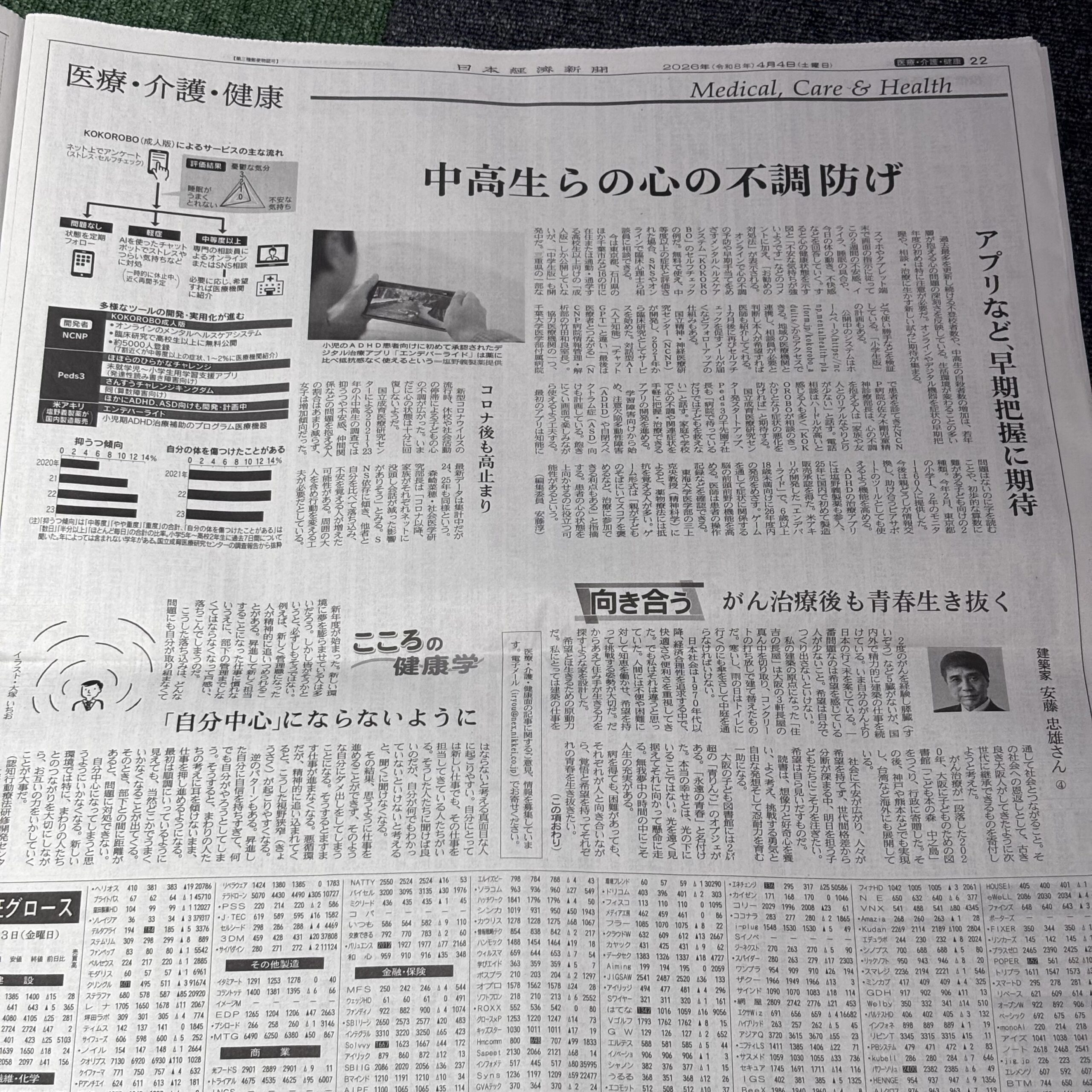 中高生らの心の不調防げ【埼玉ボイトレならナユタス川口校】